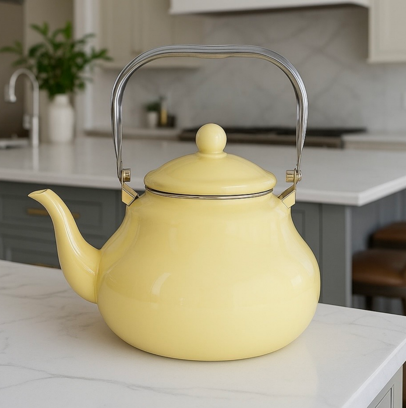 鵝黃熱水壺 2.5L