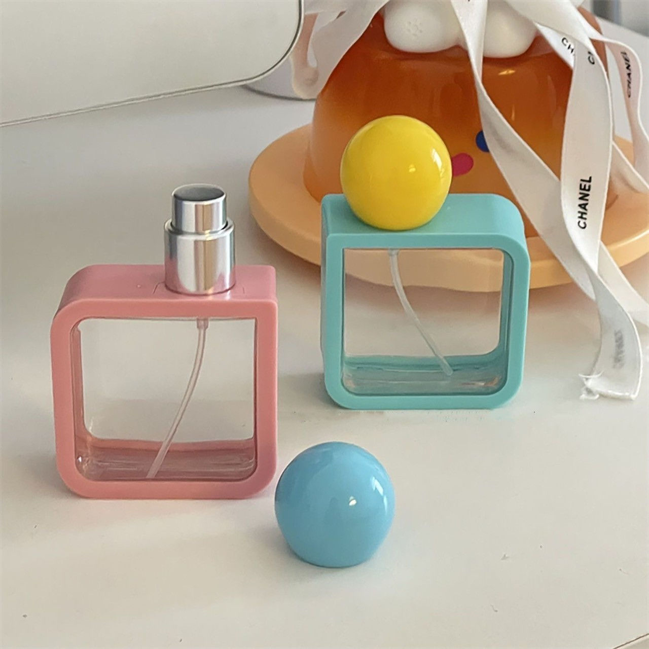 馬卡龍香水罐 （粉 /綠）