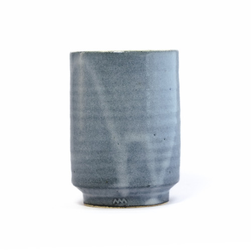 信楽 青釉 壷 高13cm 時代(K-XA742) 信楽 青釉 壷 高13cm 時代(