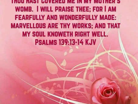 When You Feel You are Worthless Read Psalm138 main scripture read    13-14 speak it!