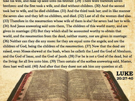 Words of Jesus 3-5-18
 Luke 20 New King James Version (NKJV)
 Jesus’ Authority Questioned

20 Now it