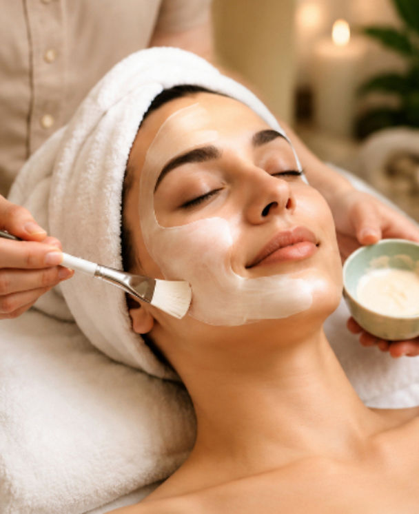 Facial treatment at Lenox Massage & Spa in Atlanta