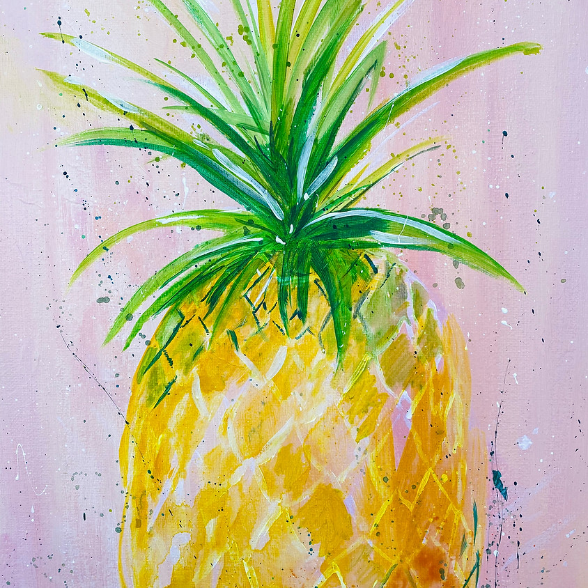 Paint a pineapple - Online event