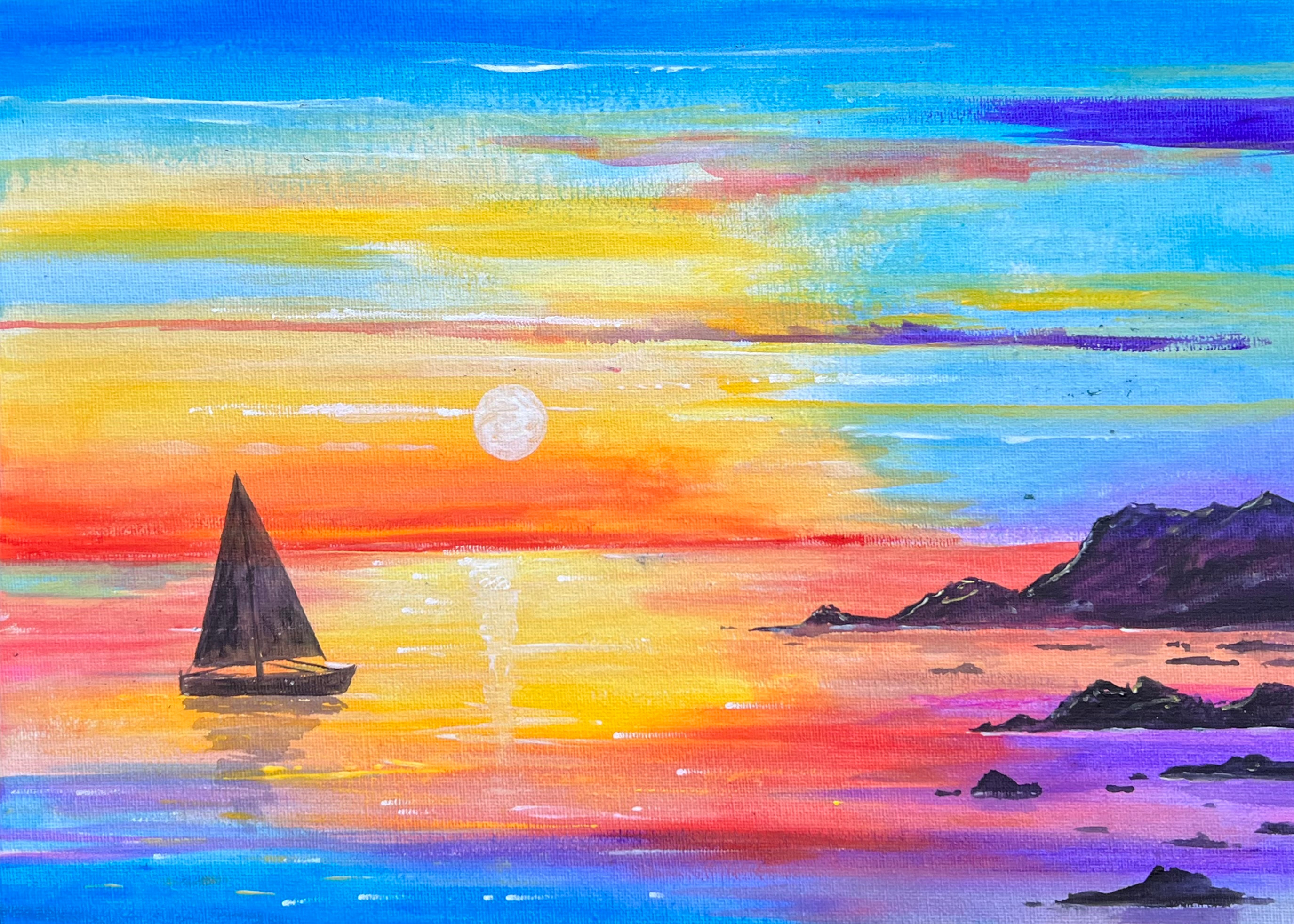 Paint and sip in Cambridge at The LAB March 2023 The Paint Club