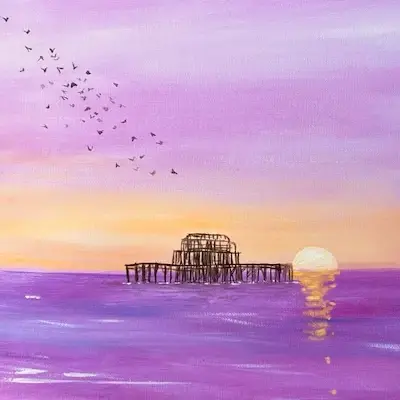 Paint night in Brighton: The Railway Inn