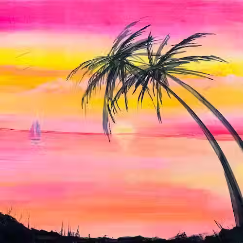 Paint night in Cheltenham: Fioro Lounge