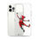 Thumbnail: Houston Rockets Clutch Mascot (Red) Clear Case for iPhone®
