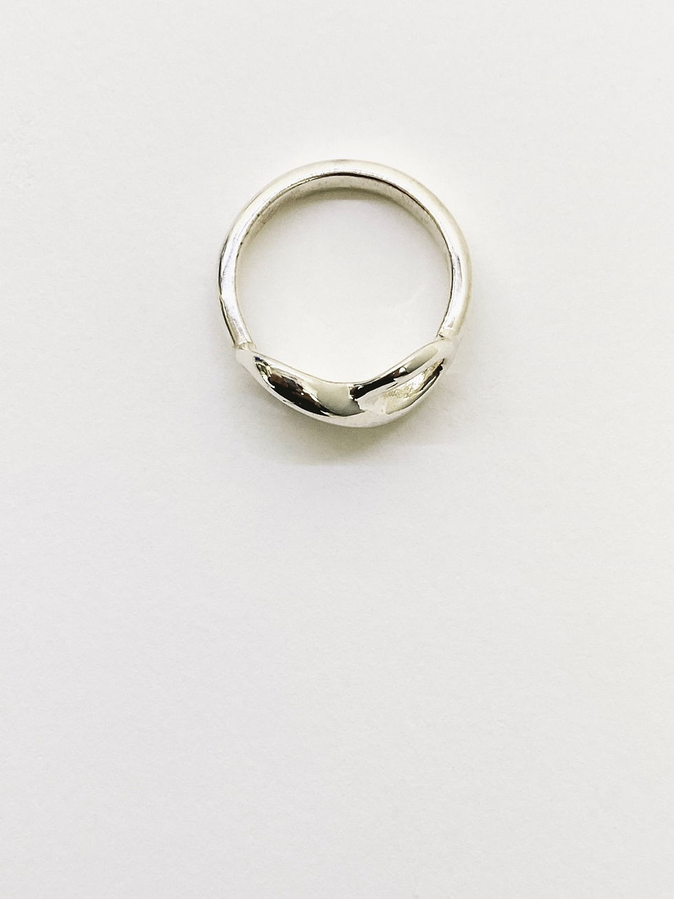 Miniatura: Anillo infinito en plata