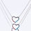 Miniatura: Collar triada de corazones