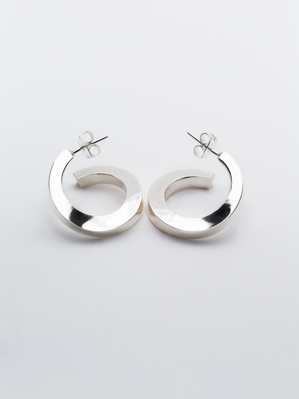 Arracadas circulares curly