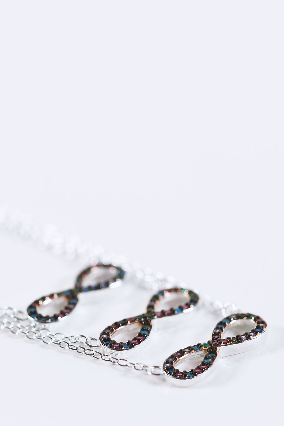 Miniatura: Collar triada de infinitos