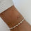 Thumbnail: Sterling Silver And Rose Gold Oval Bead Bracelet