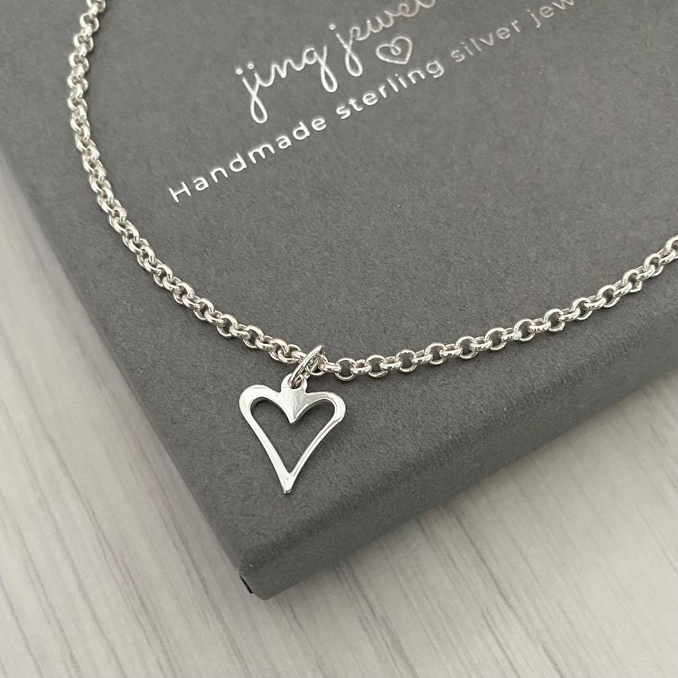 Thumbnail: Funky Heart Chain Anklet 