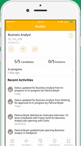recruitment software features