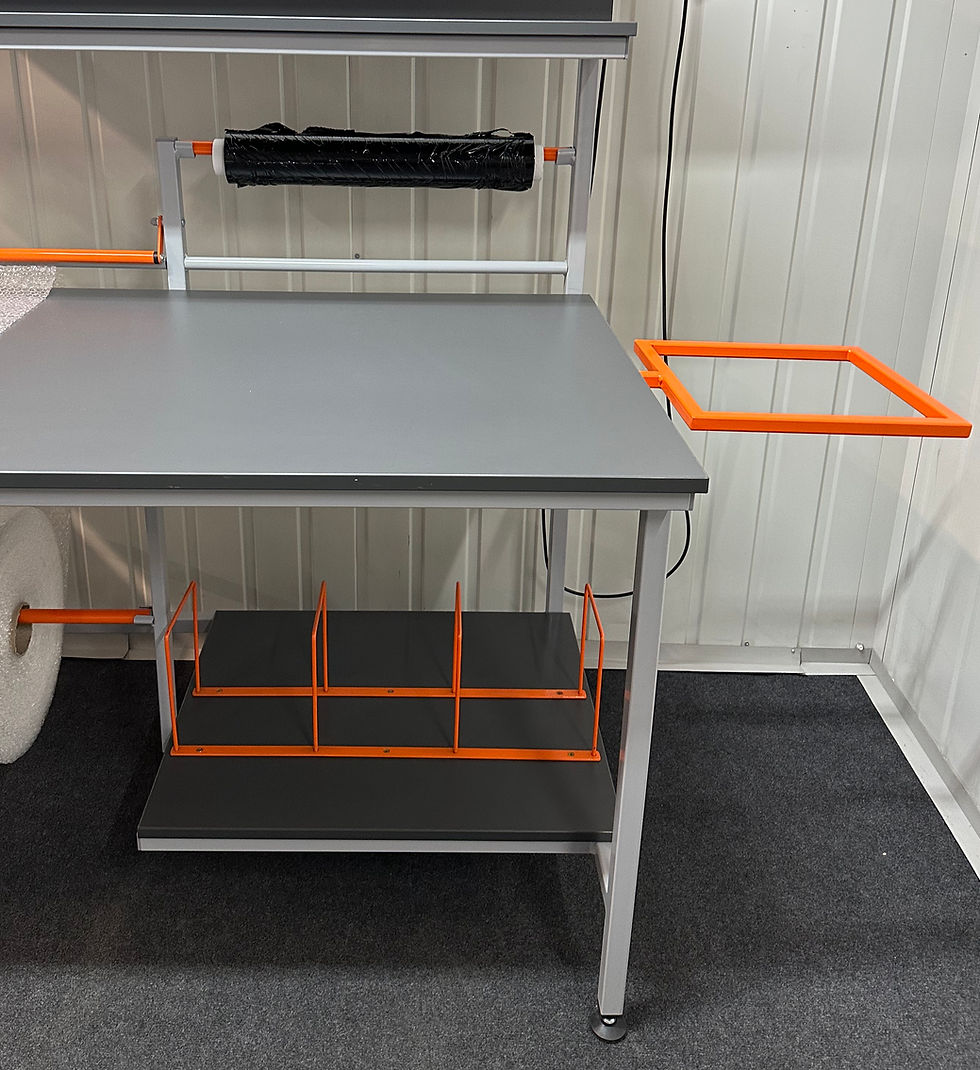 Miniatura: Stanowisko stół do pakowania przesyłek 140x80 LED