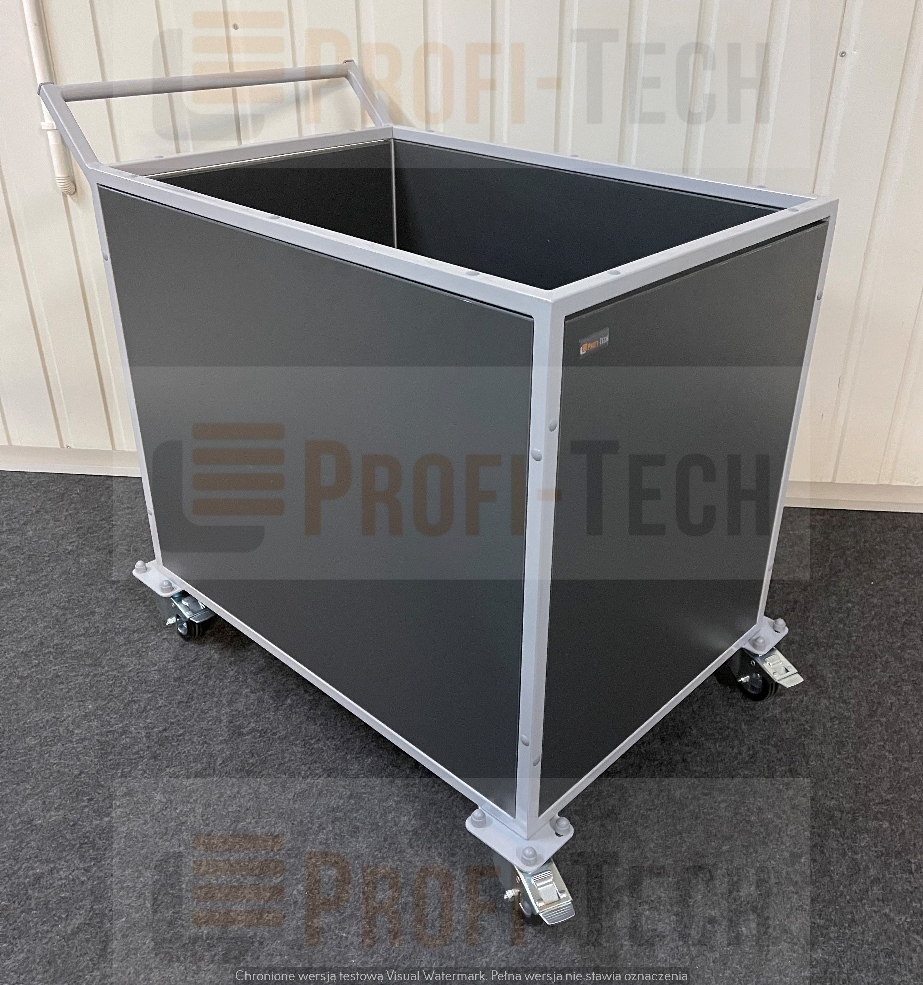 Kosz wózek mobilny wypełniacz na pianki do paczek / Magazyn / Pakowanie