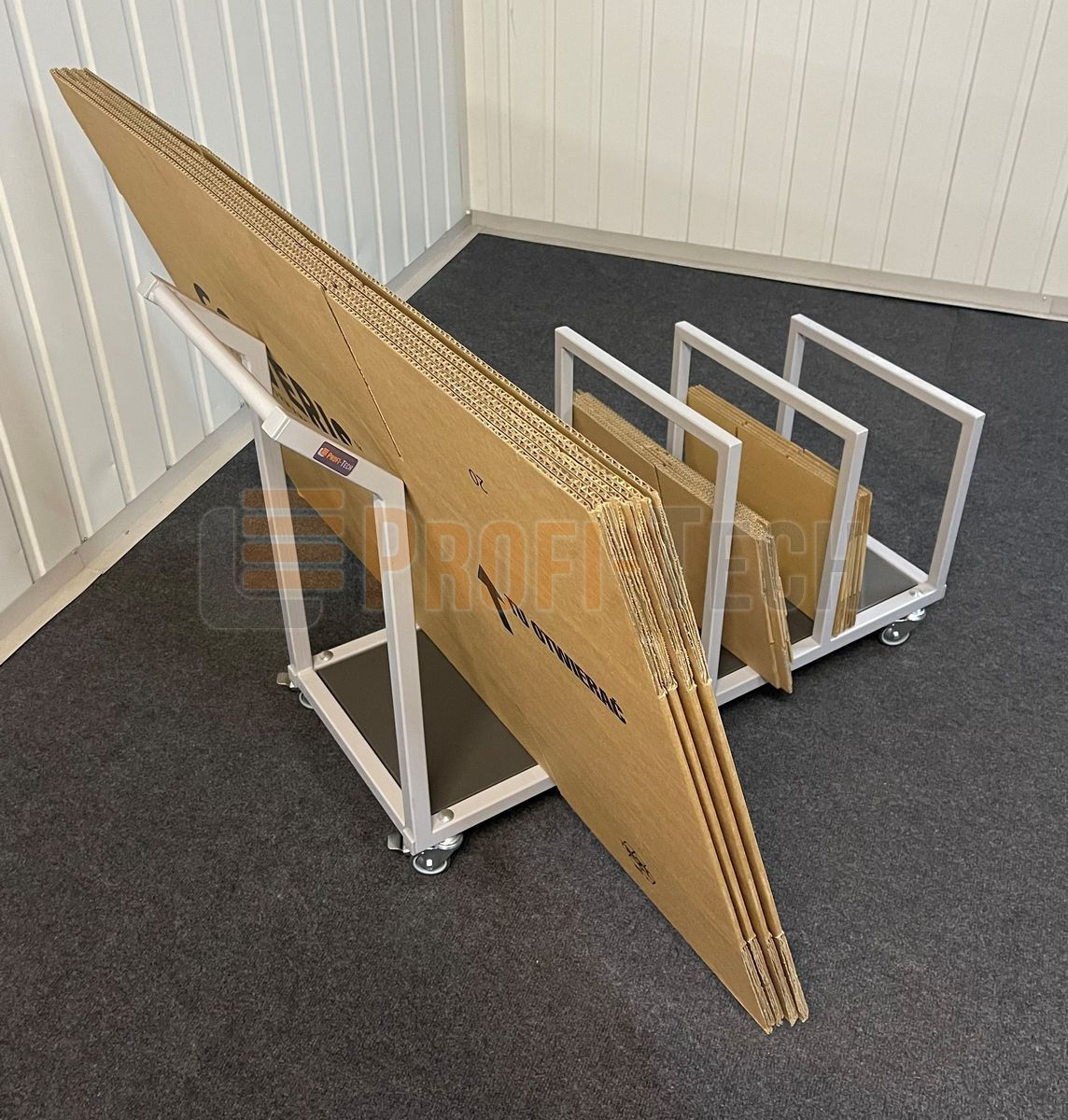 Wózek regał stojak segregator organizer mobilny na kartony NOWY