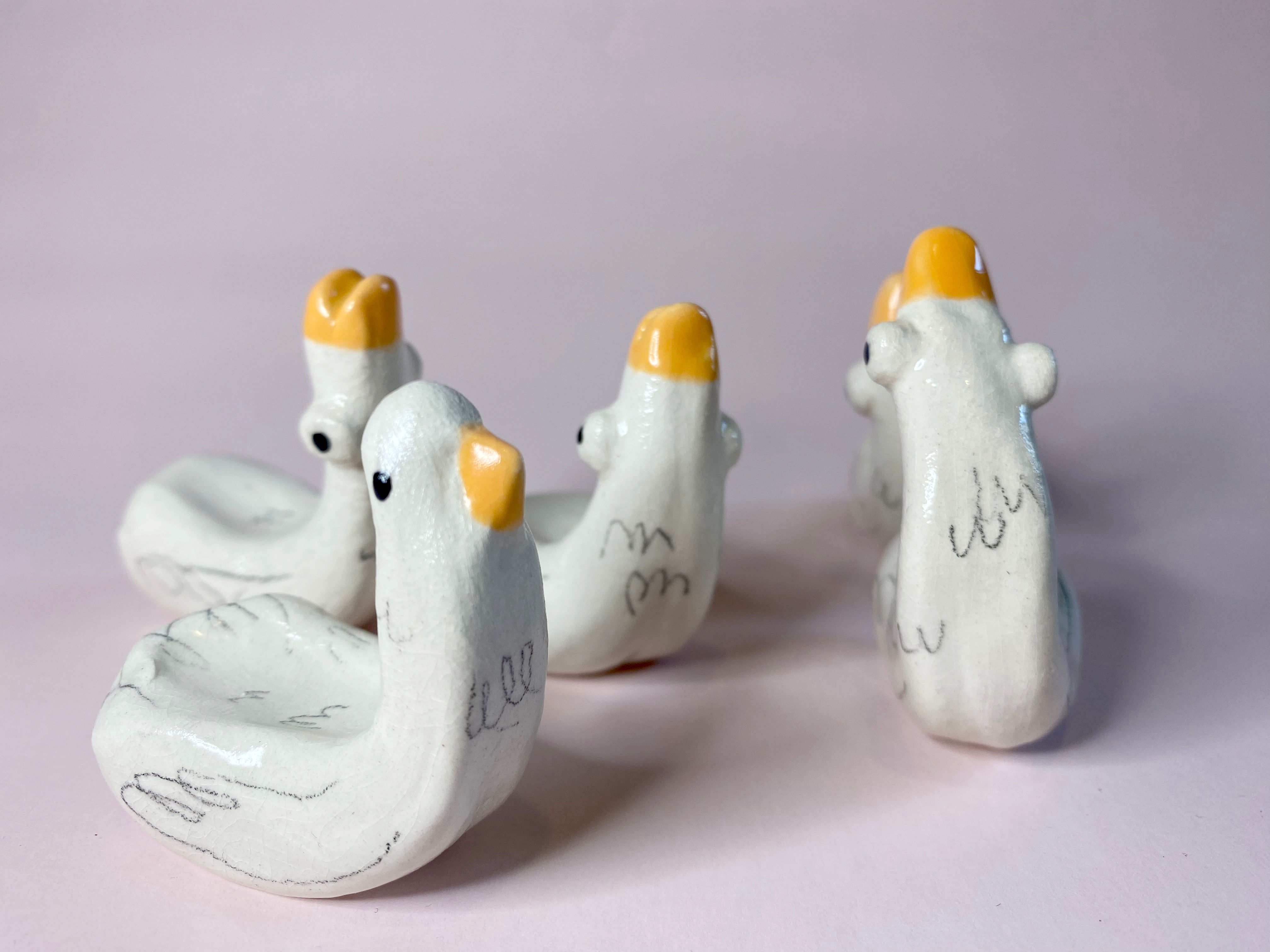 Ceramic Goslings