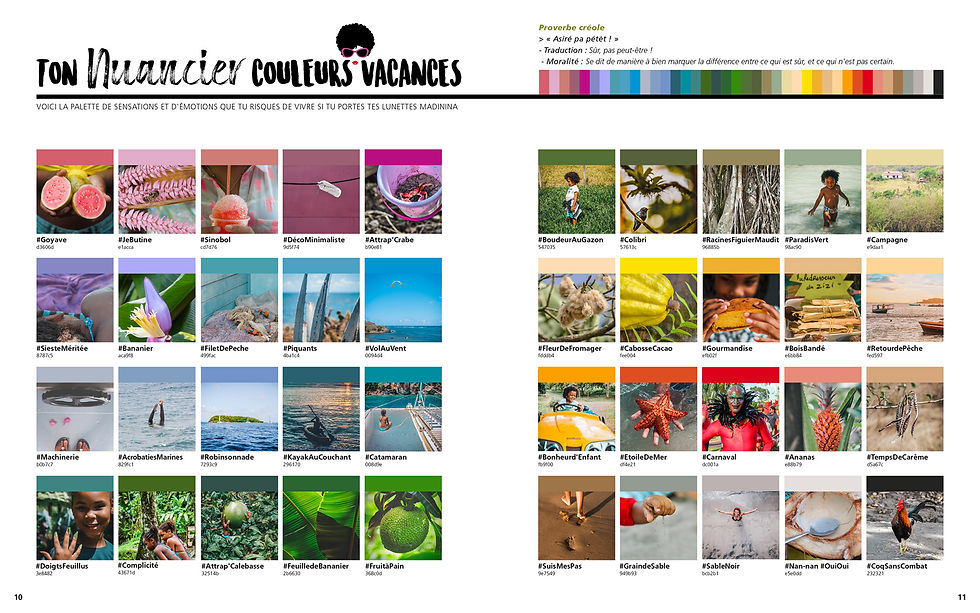 Ton nuancier Vacances