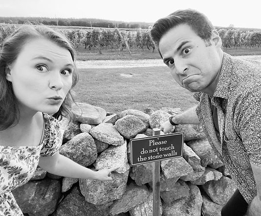 A picture of Aubrey and Dave together
