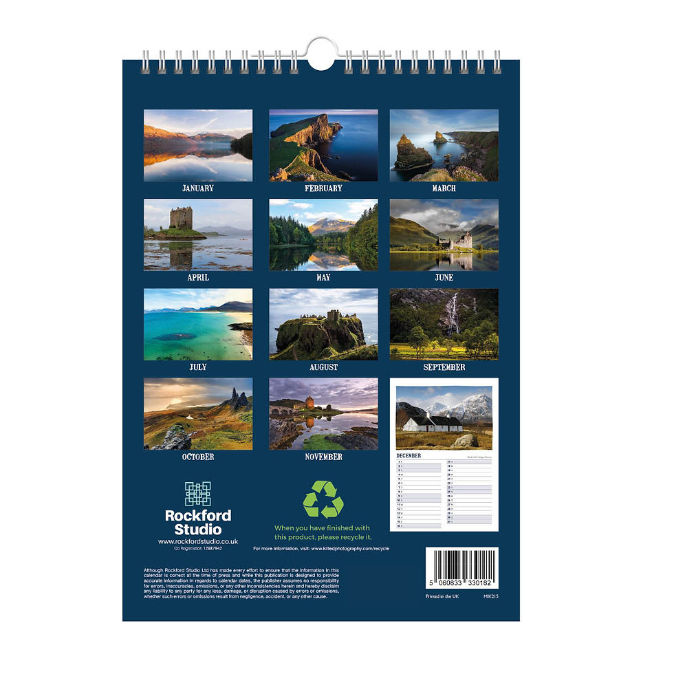 Thumbnail: Scotland Calendar 2023 A4