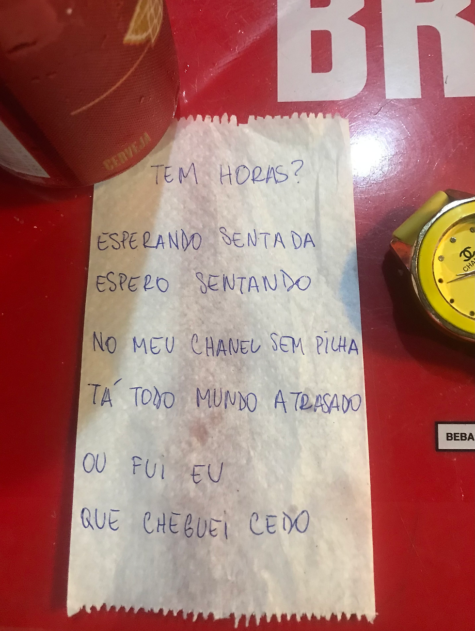 Tem horas?