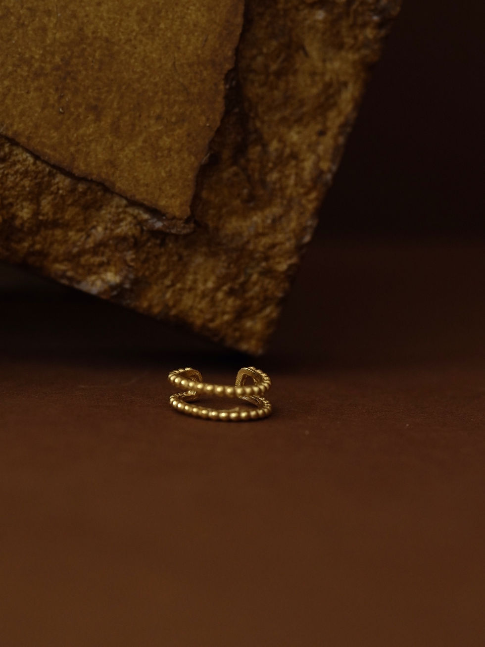 Miniature : Earcuff double Gold