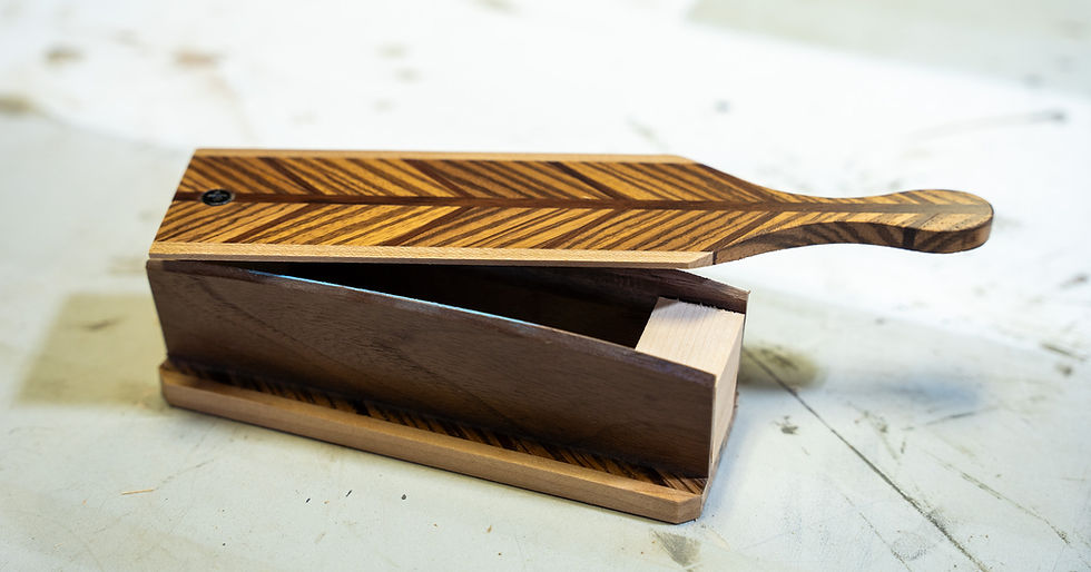 Thumbnail: Turkey Feather Wooden Box Call - Short Call