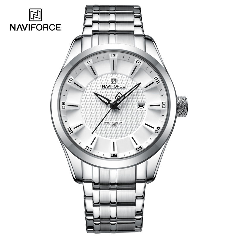 Miniatura: Relógio NAVIFORCE 8032 de Quartzo com Calendário e Resistência à Água