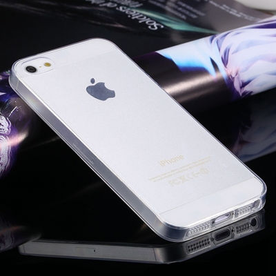 Miniatura: Capa Transparente Ultrafina de Silicone para iPhone 5, 5S e SE 2016