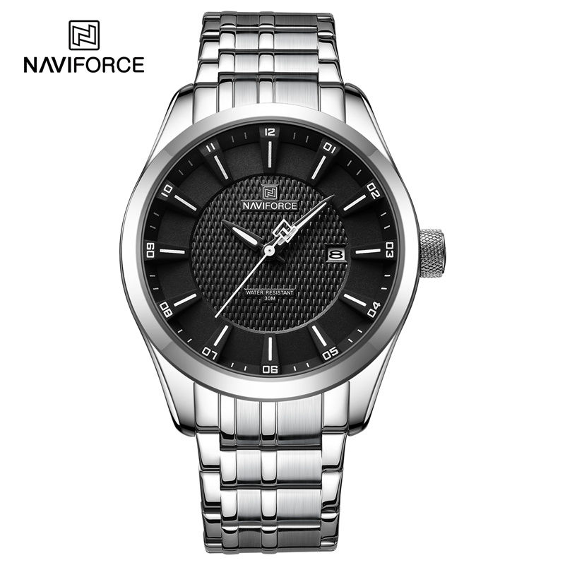 Miniatura: Relógio NAVIFORCE 8032 de Quartzo com Calendário e Resistência à Água