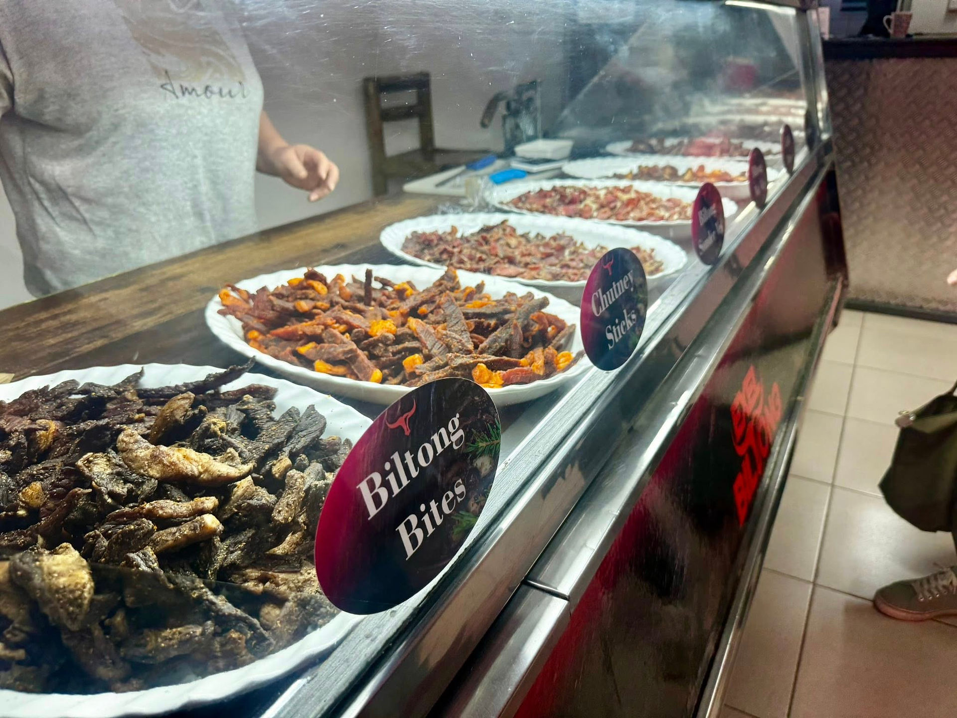 Biltong at biltong shop