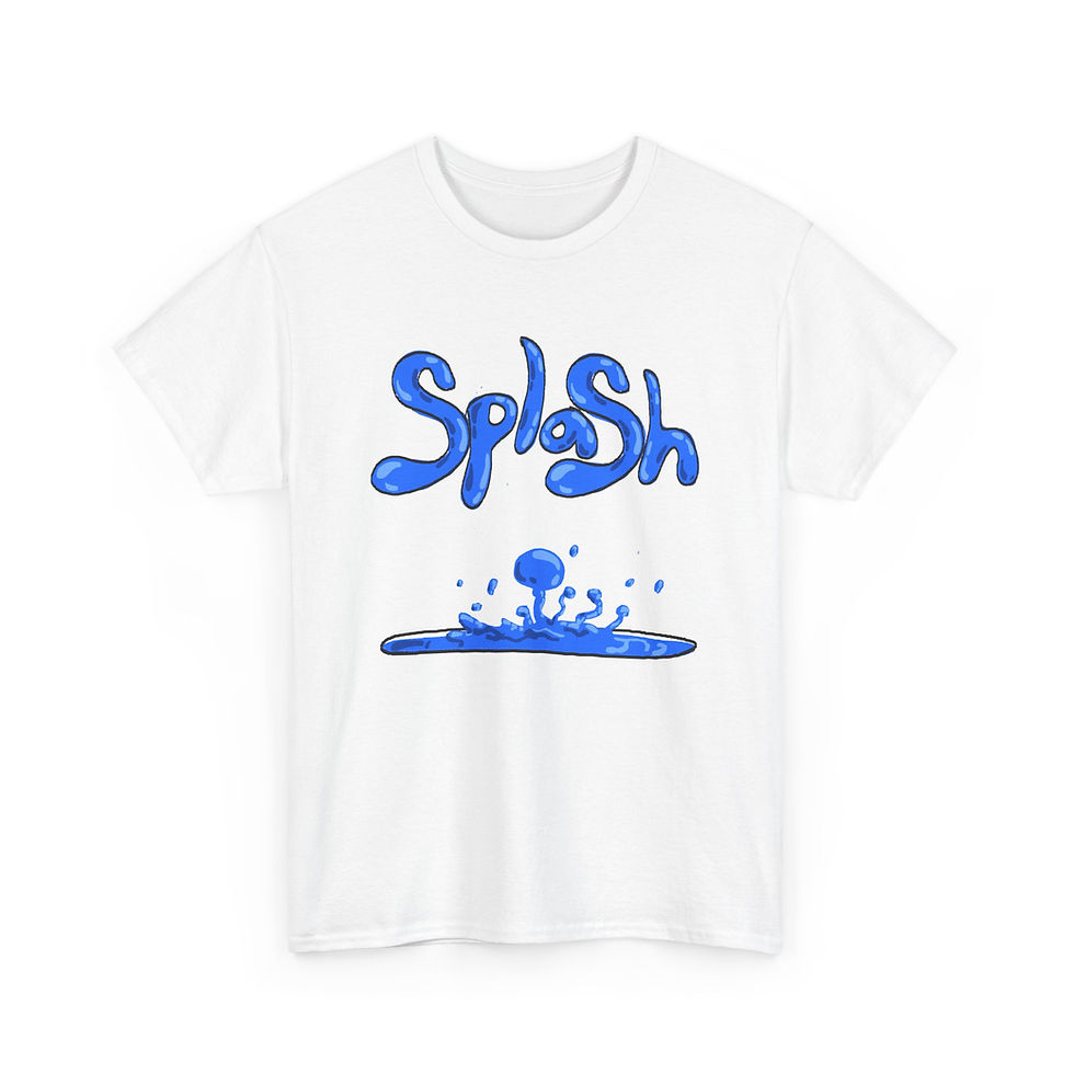 Thumbnail: Splash | Unisex Heavy Cotton Tee | Kyuu by FTF