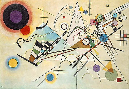 Copie, Composition 8, Vassily Kandinsky, 1923