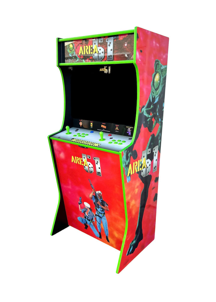 Area 51 Light Gun Arcade with Recoil Guns and Pedals! 5,146 Games