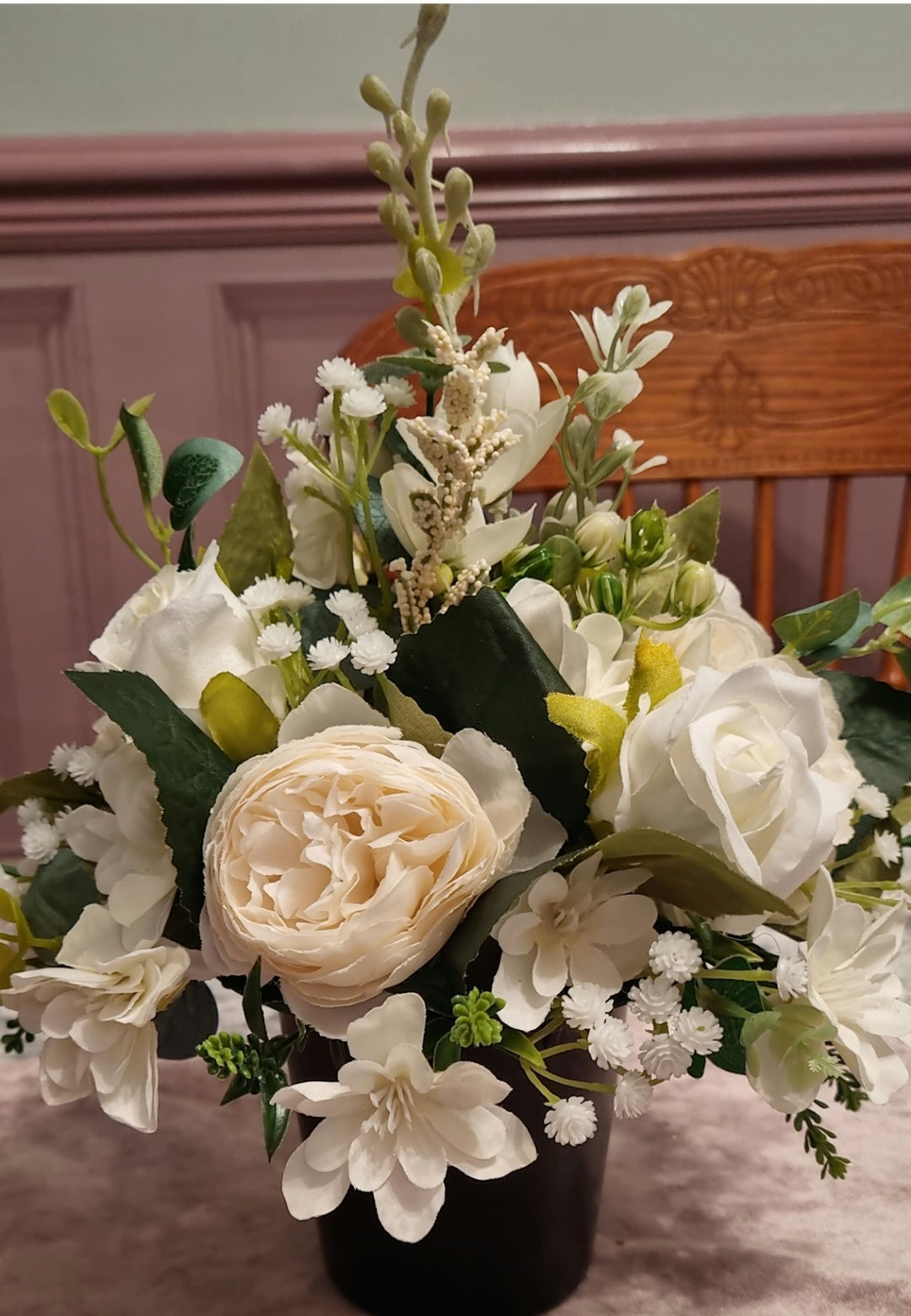 Memorial Posy With a Variety of Plaques Available as an Added Extra