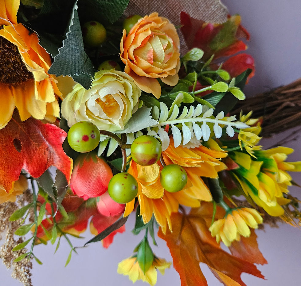 Thumbnail: Sunflower Autumn Wreath