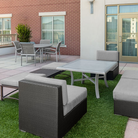 Patio Homewood Suites Nashville Vanderbilt