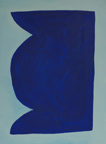 La figure du vivant 57, 2020, huile sur papier, 30x40 cm // COLLECTION PRIVEE