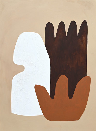 Danse féconde 5, 2019, huile sur papier, 76 x 57 cm, Virginie Hucher.JPG