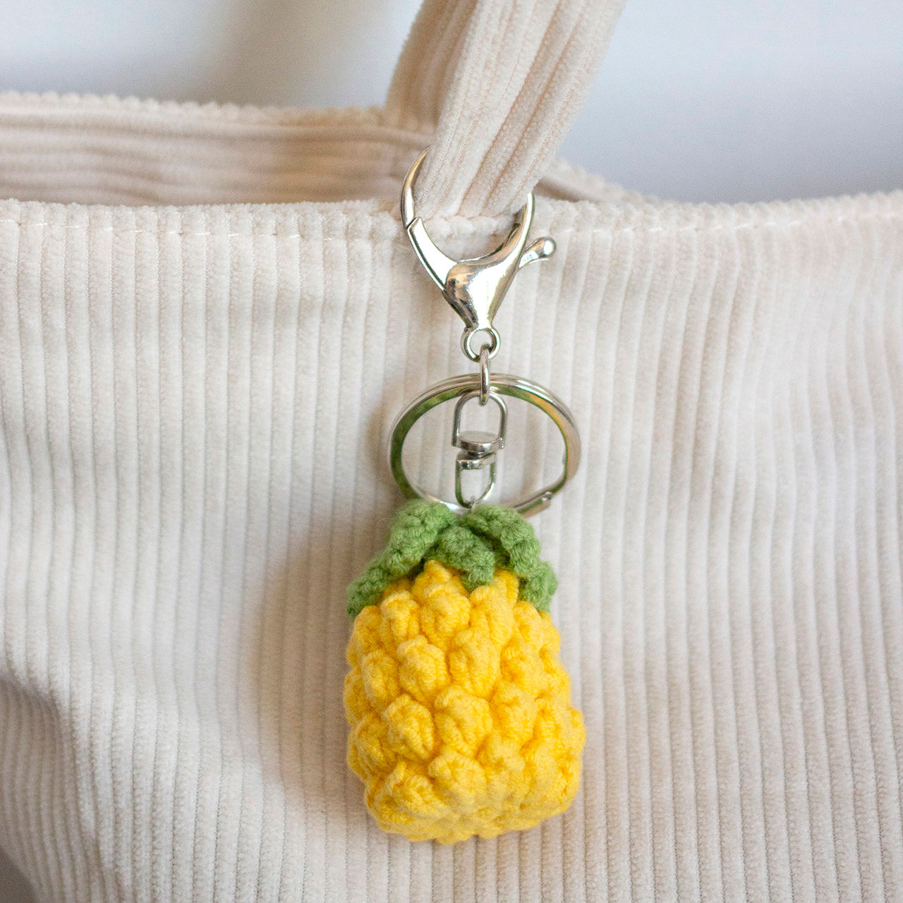 Pineapple keychain