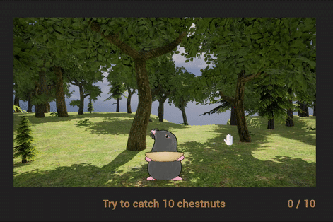 Gif gameplay chute de fruit