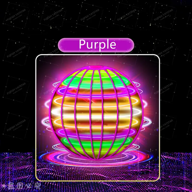 Thumbnail: Flying Ball Children's Hand Controlled Color LED Cosmic Globe 360 ° Rotating Su