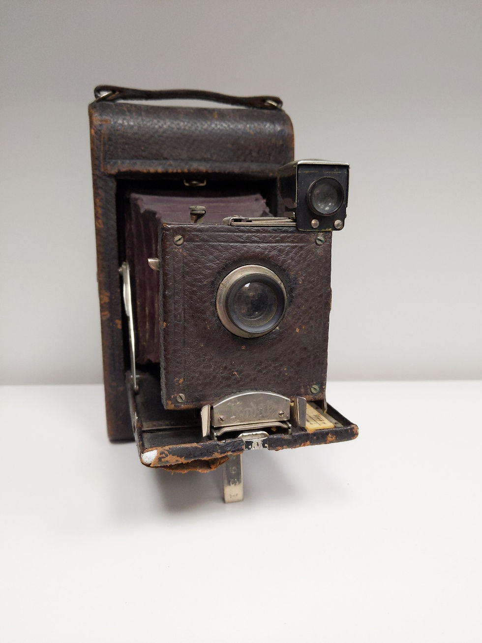 Thumbnail: Kodak 1900 No.3 Folding Pocket Camera w/ Leather Lensboard - 118 Film #0446