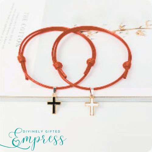 Couples Cross Bracelets