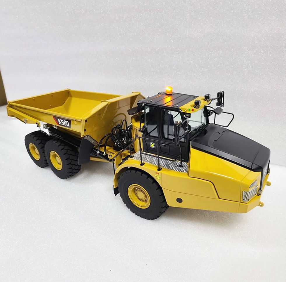 Thumbnail: KABOLITE K960 1/18 6x6 Hydraulic Articulated Dump Truck
