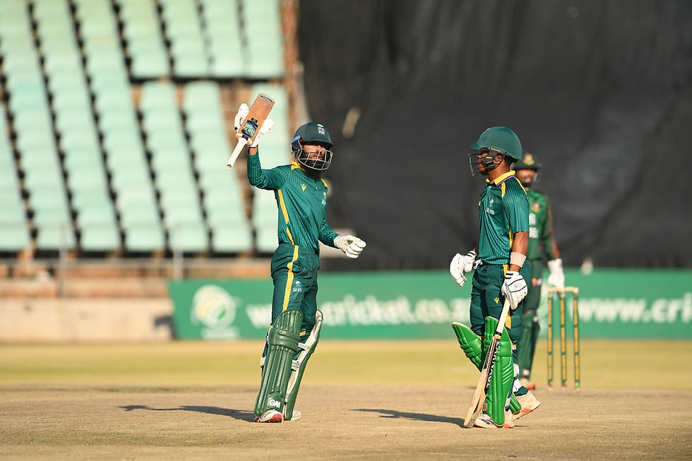 Bangladesh U19 dominate South Africa in first YODI