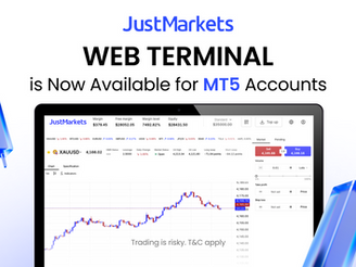 JustMarkets launches browser-based Web Terminal for MT5 trading