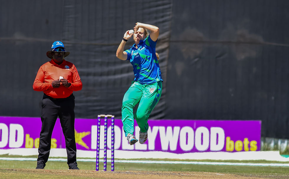 Annerie Dercksen from the Garden Route Badgers currently sits joint-top with Kayla Reyneke for the most wickets in the Hollywoodbets Pro20. CSA