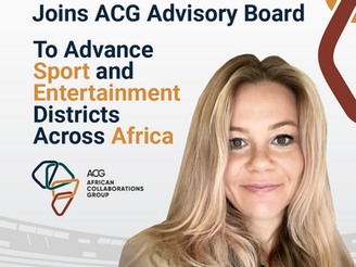World Rugby Director of International Relations and Member Services Clare Barrell joins African Collaborations Group (ACG) Advisory Board to Advance Sport and Entertainment Districts Across Africa